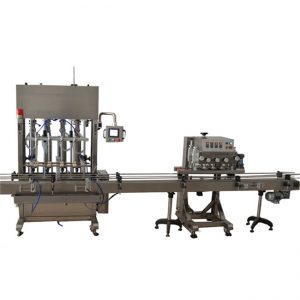 ഓട്ടോമാറ്റിക് ലിക്വിഡ് ബോട്ട്ലിംഗ് ഉപകരണങ്ങൾ 50 മില്ലി മെഡിക്കൽ മദ്യം പൂരിപ്പിക്കൽ യന്ത്രം